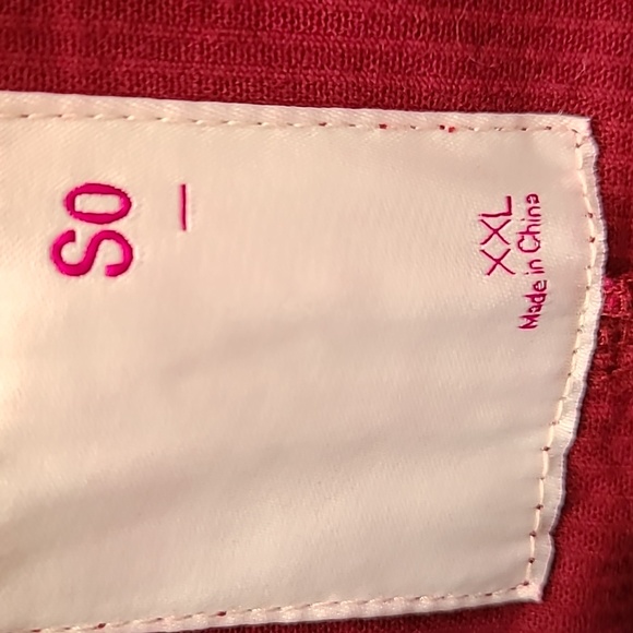 SO BRAND WOMENS JUNIOR PLUS BEAUTIFUL BURGUNDY CORDOROY JUMPER/PENAFORE XXL - Picture 16 of 16